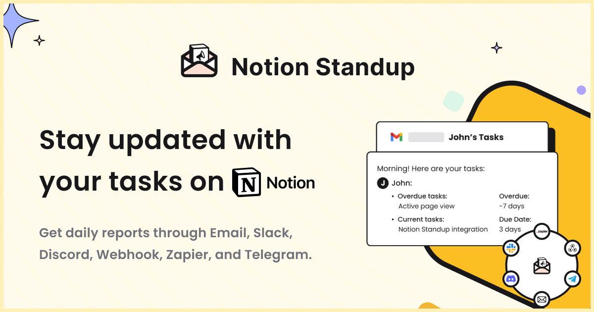 Show HN: Notion Standup – Get daily reports on your tasks on Notion